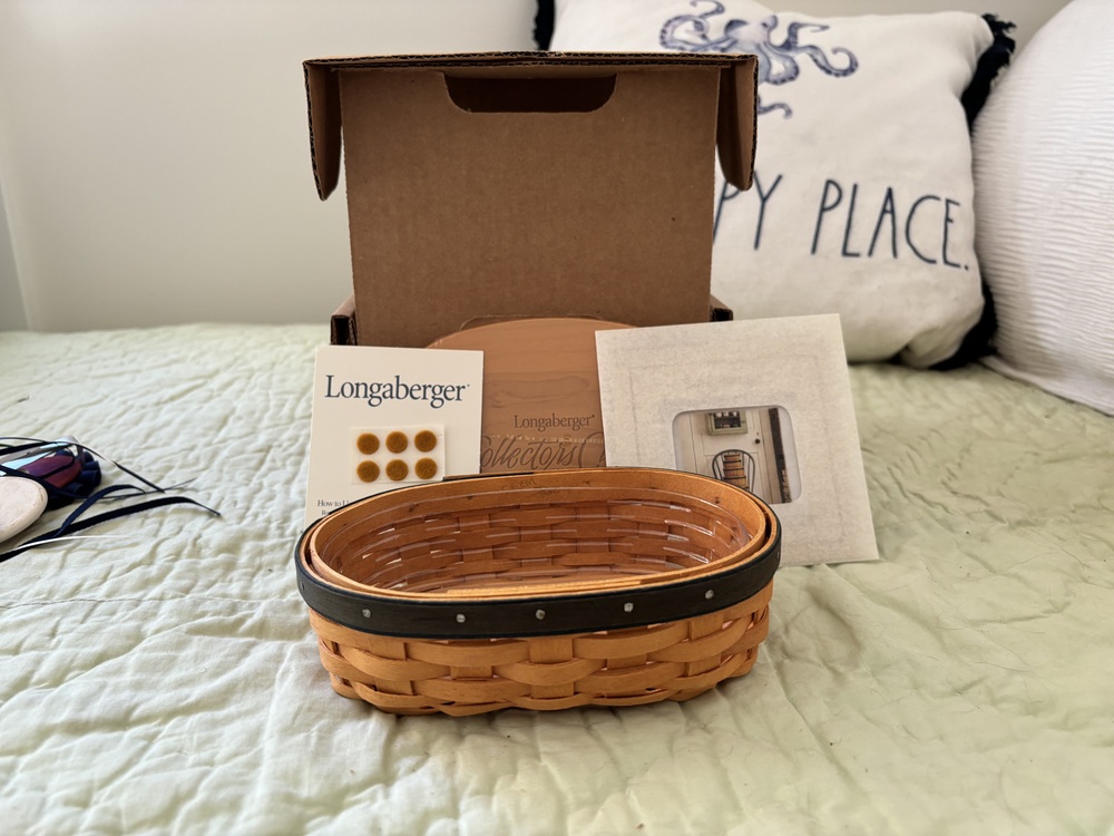 Longaberger Collectors Club small Harmony basket #5 bundle NIB,